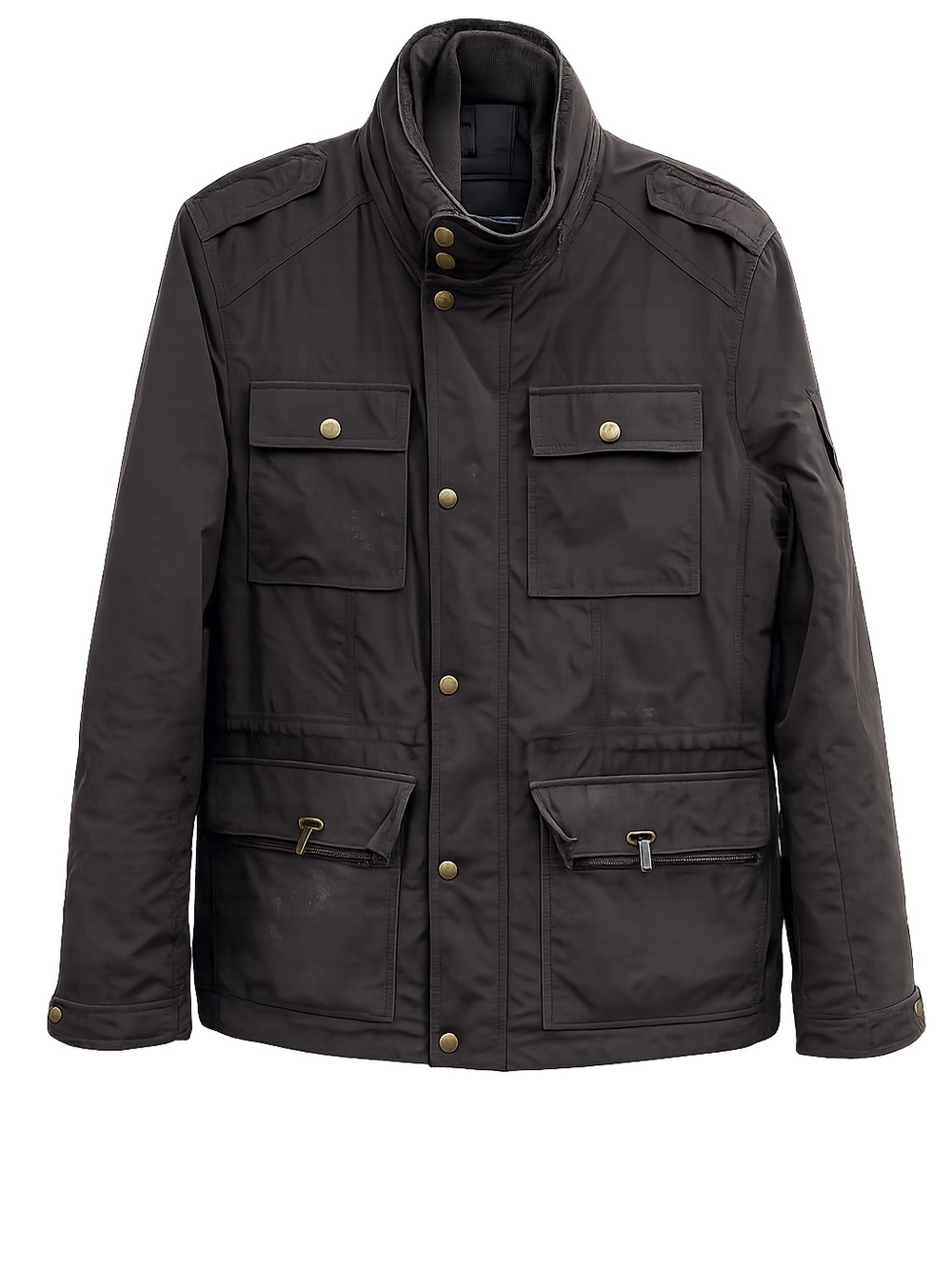 Massimo Dutti Padded Utility Field Army Green coated Jacket - Size M